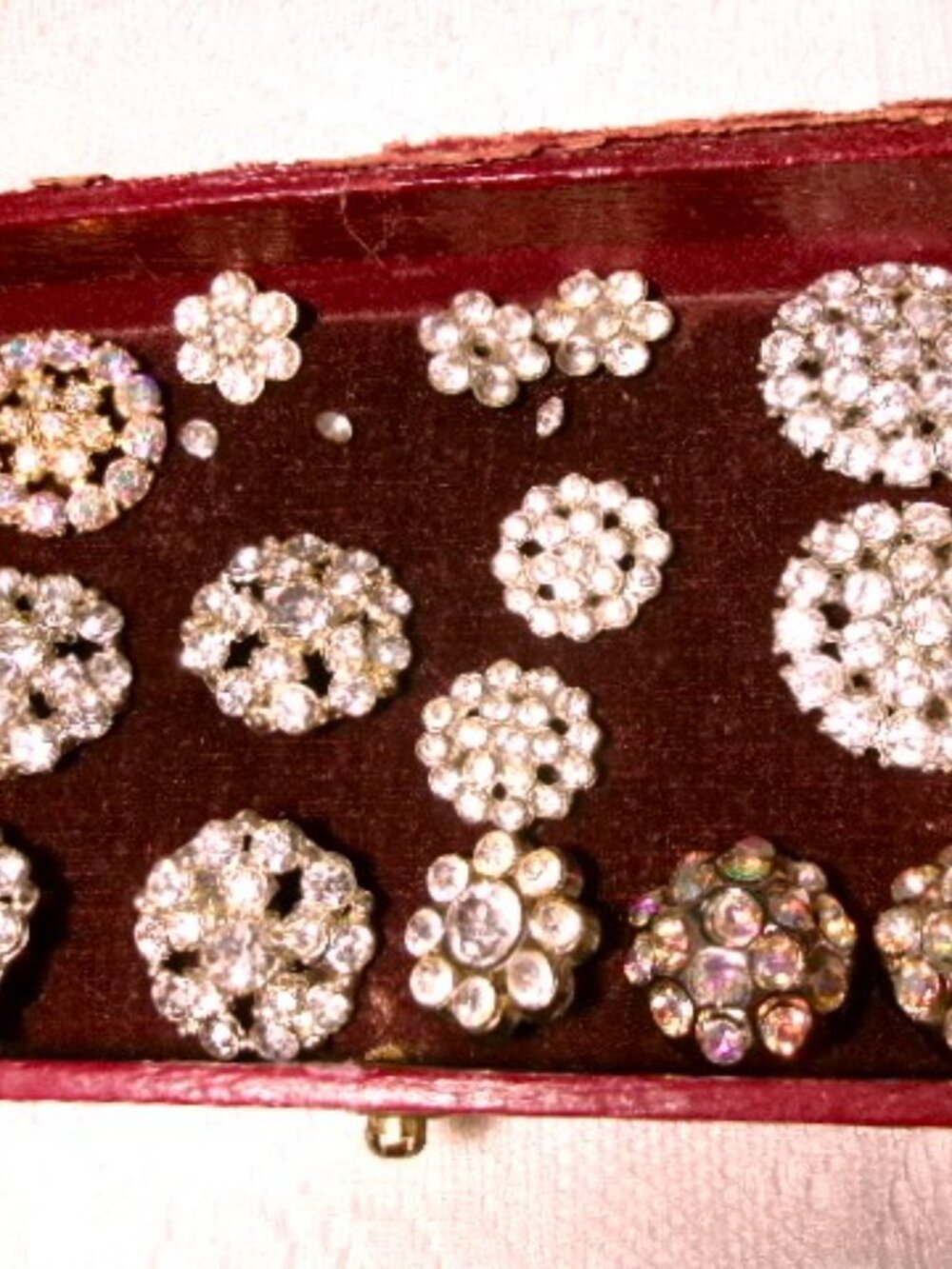 Vintage Rhinestone Buttons**Victorian** - Picture 2 of 3